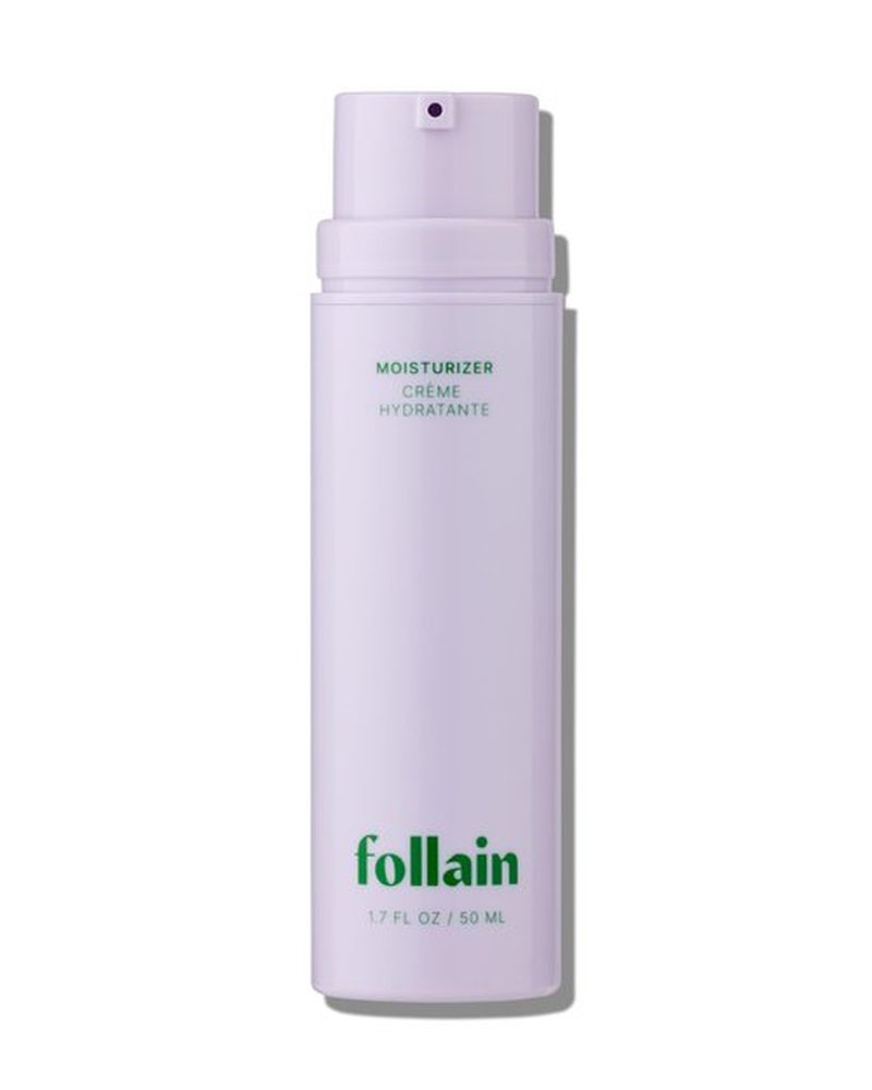 Follain Lightweight Daily Moisturizer for All Skin Types | Hyaluronic Acid, Peptides, Retinol-Alternative Bakuchiol - Deeply Hydrates + Visibly Plumps Skin - Clean Beauty, Vegan & Cruelty-Free