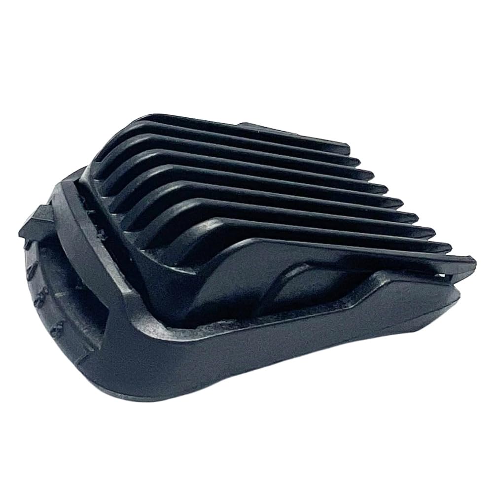 maxeylead Replacement 3-7mm Pivoting Comb Compatible with Philips Norelco Multigroom MG3750 MG5750 MG7750 MG7790 MG9510 BT5511 Beard Trimmer Attachment Parts Black