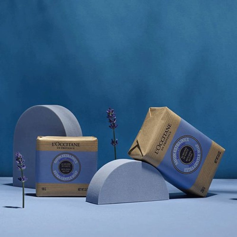 L'OCCITANE Shea Butter Hand & Body Soap Bar - Moisturizing, Extra-Gentle Cleansing, Vegan