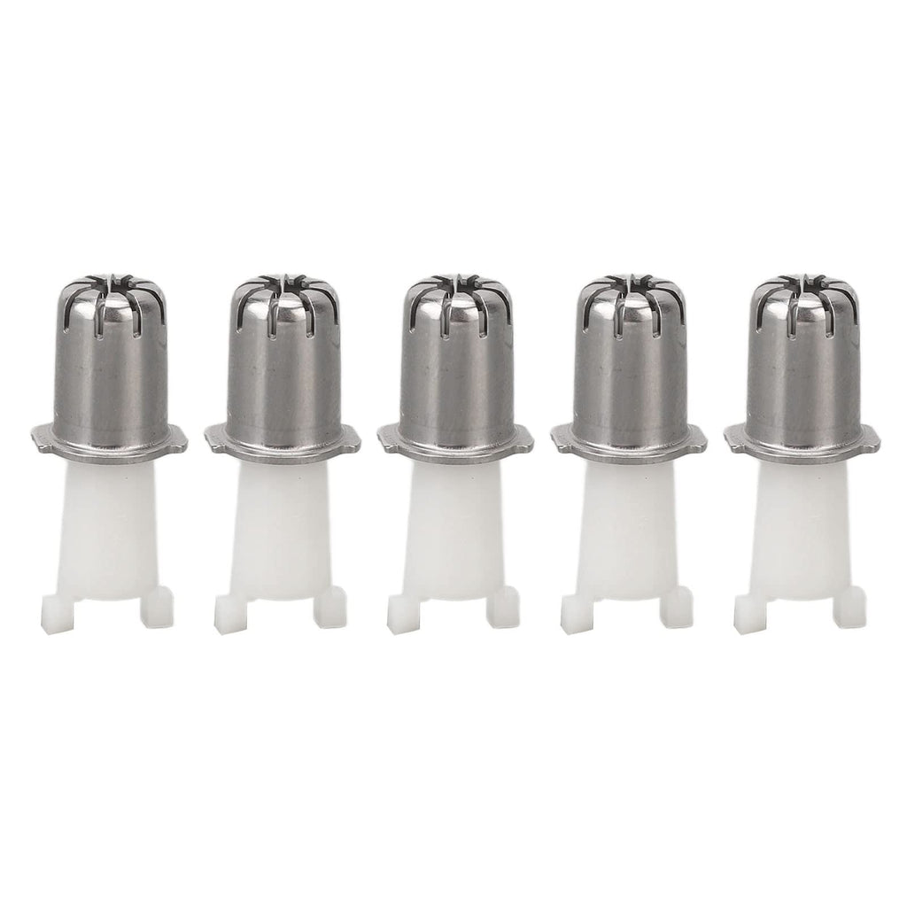 Saluaqui Nose Hair Trimmer Head, 10pcs Universal Replacement Clipper Blade Heads, Fitting, Ideal Replacement, Easy Cleaning, Portable Size for Daily Storage and Travel, Wholesale Business