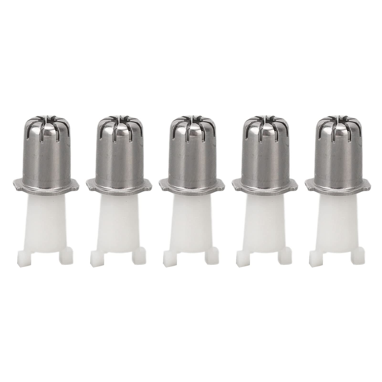 Saluaqui Nose Hair Trimmer Head, 10pcs Universal Replacement Clipper Blade Heads, Fitting, Ideal Replacement, Easy Cleaning, Portable Size for Daily Storage and Travel, Wholesale Business
