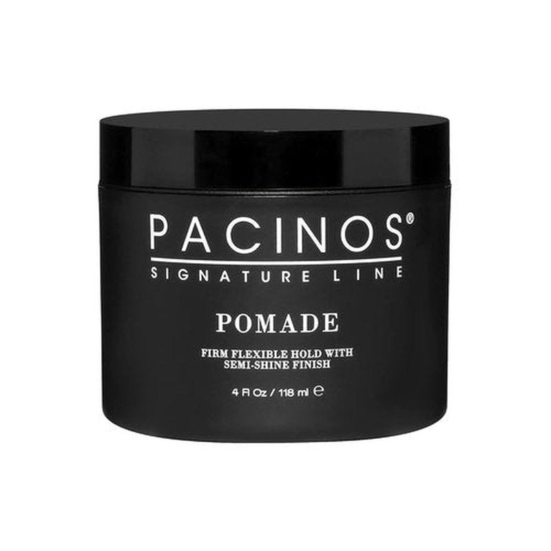 Pacinos Pomade - High Shine Hair Pomade for All Hair Types - Flexible Hold & Frizz Control - 4oz