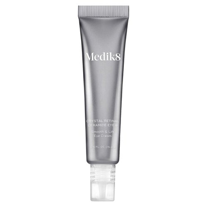 Medik8 Crystal Retinal Ceramide Eye 6 -Lifting Eye Cream with Vitamin A - Smoothing Under Eye Cream for Wrinkles and Sensitive Skin - 0.5 oz