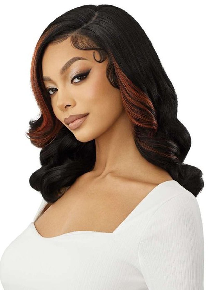 Outre Lace Front Wig - Perfect Hair Line 13X6 - ReevaWig (JET BLACK 1)