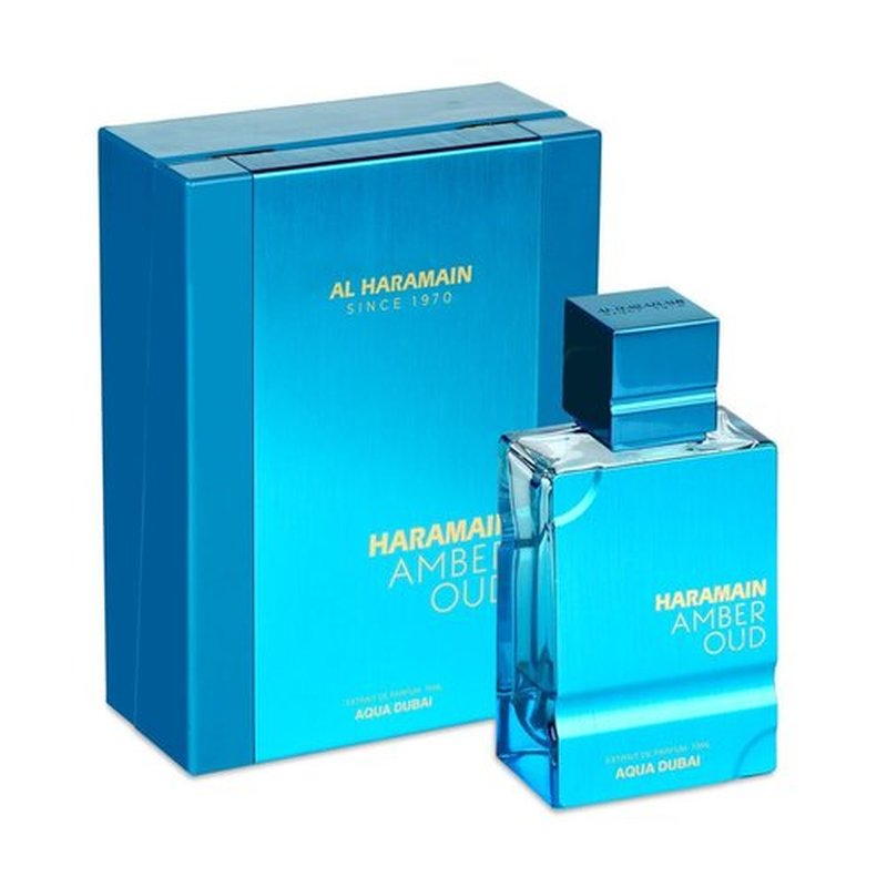 Al Haramain Amber Oud Cologne - Aqua Dubai | Long-Lasting Unisex Fragrance with Bergamot & Musk - 2.5 oz