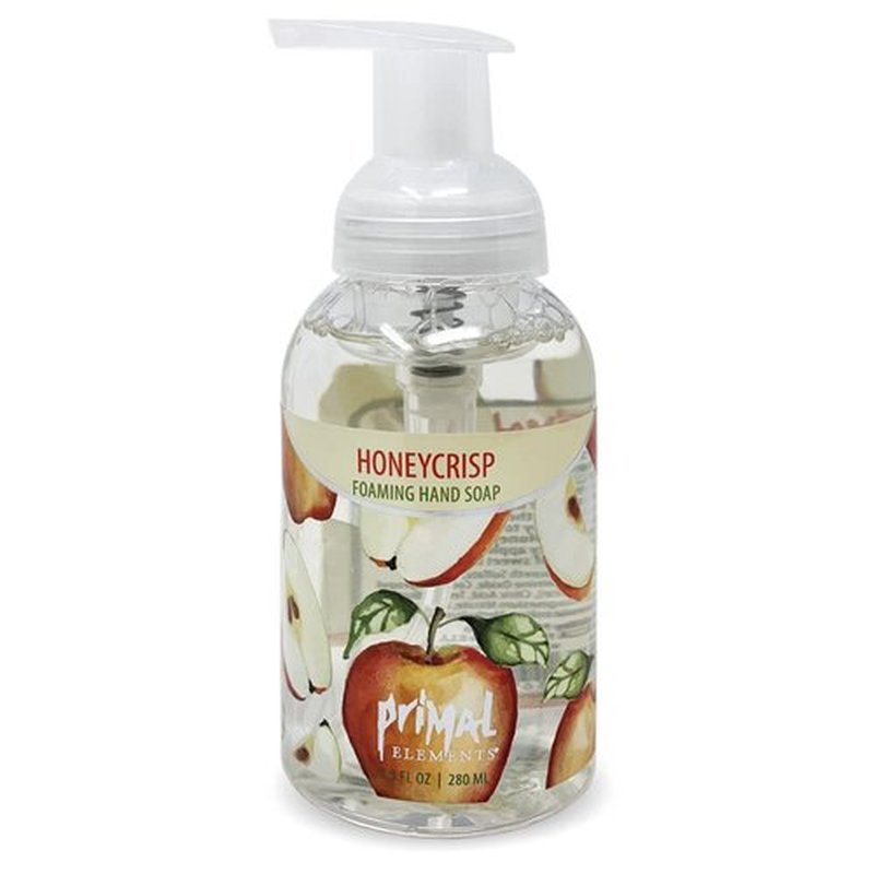 Primal Elements Nourishing Honeycrisp Foaming Hand Soap, Gentle Hand Wash for Softer and Cleaner Hands, Washes Away Dirt – 9.5 FL OZ