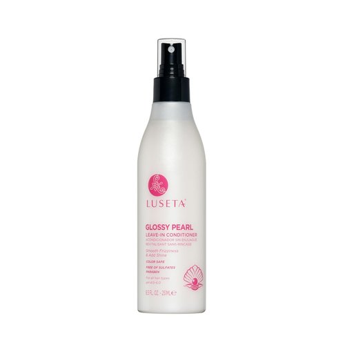 Luseta Glossy Pearl Leave in Conditioner Moisturize and Hydrate Hair Add Shine Repair Damaged Hair Reducing Dryness Sulfate Free for Women and Men 8.5oz