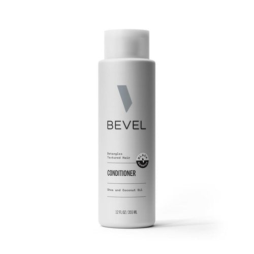 Bevel Hair Conditioner for Men - Moisturizing Coconut Oil & Shea Butter Formula | 12 Oz