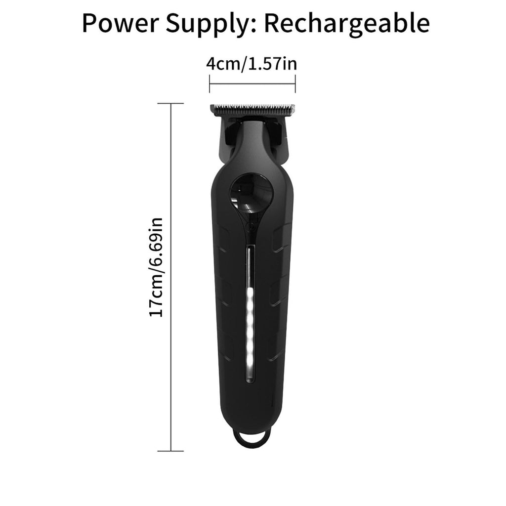 Blackout Trimmer Plus Zero Gap, Barbers Tonic Blackout Trimmer Premium Zero-Gapped, Cordless Rechargeable Zero-Gapped Safety Razor Hair Clipper for Men, Instantly Do Crispy Line Ups (Set A)