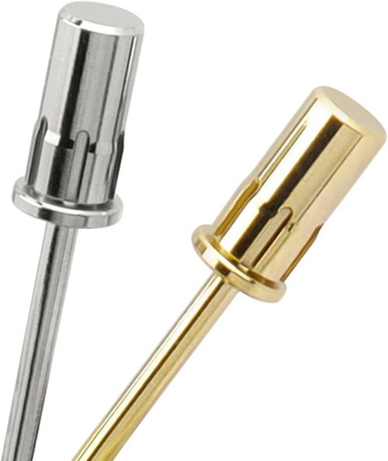 Bestgle 2Pcs Nail Art Easy-Off Mandrel Bit 3/32Inch Shanks, Fast Remove Acrylic or Hard Gelfor Manicure Tool Accessory Sanding Band Mandrel for Electric Nail File