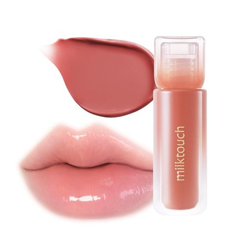 MILKTOUCH Dew Stain Sheer Lip Gloss Stocking Stuffers, Christmas Gifts (01 Morning Haze, 0.14 Fl Oz (Pack of 1))
