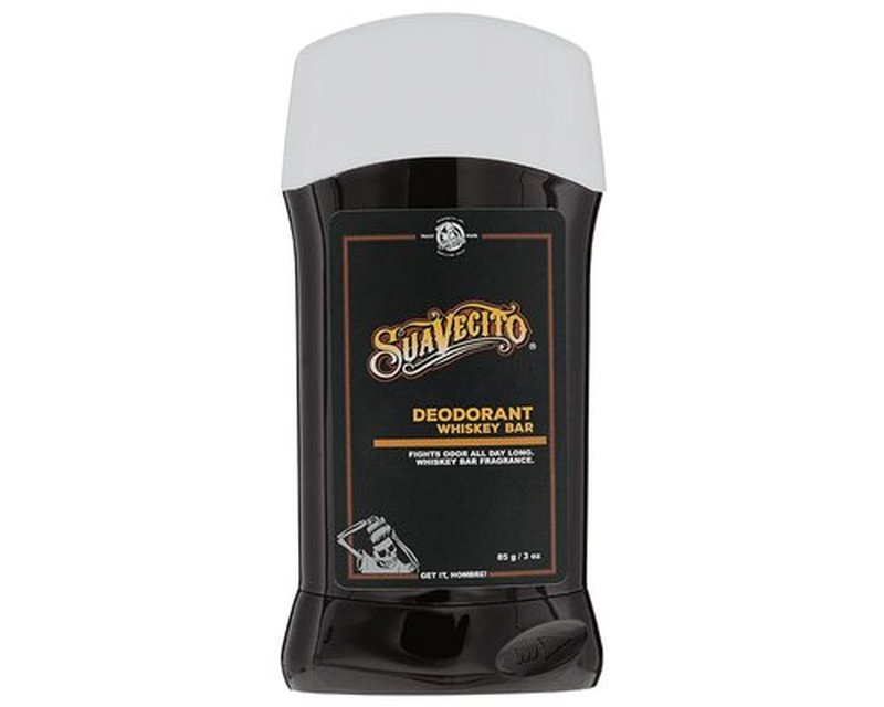 Suavecito Whiskey Bar Deodorant Stick - Aluminum-Free, All-Day Odor Protection for Men