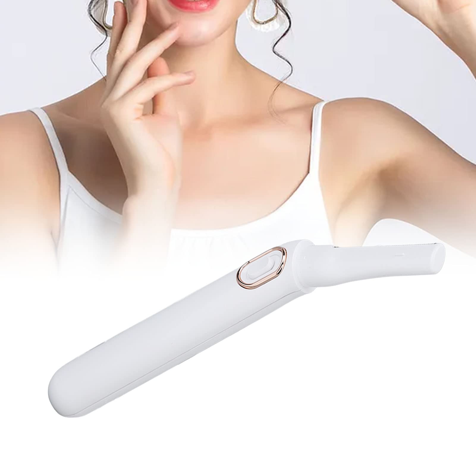 Yinhing Electric Bikini Shaver with LED Light, Electric Epilator, Electric Shaver for Women, Body Hair Trimmer, Body Depilator, Eyebrow Trimmer, Hair Removal Tool, Bikini Line Shaver