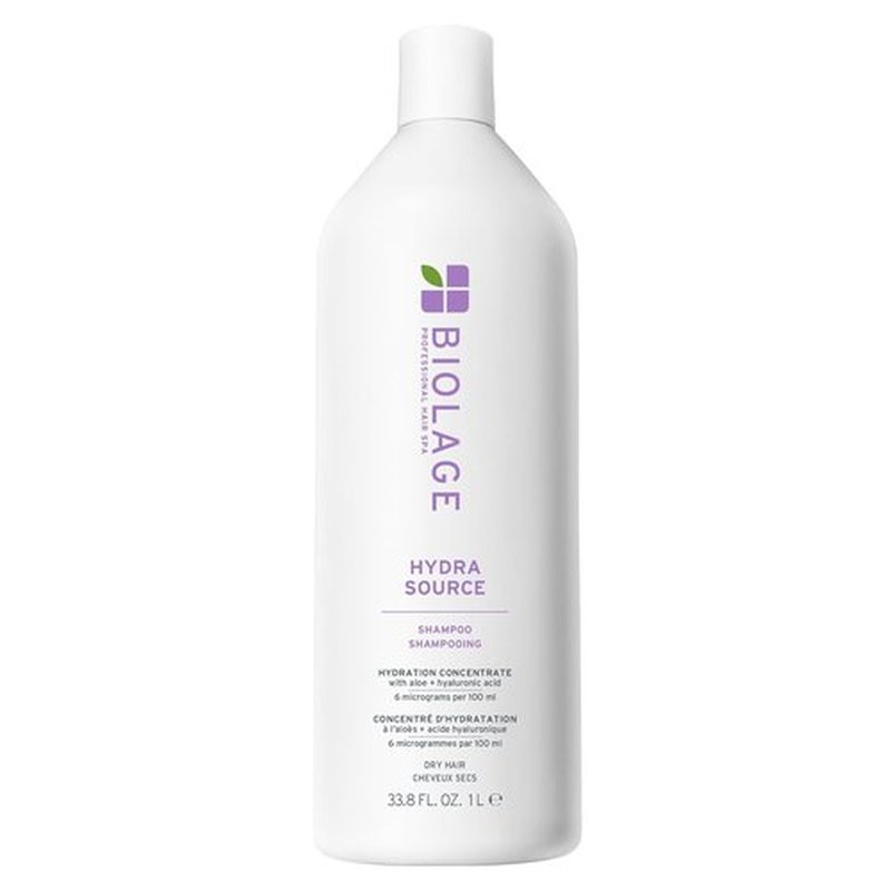 Biolage Hydra Source Shampoo - Moisturizes & Adds Shine for Dry Hair | Infused with Aloe Vera & Hyaluronic Acid