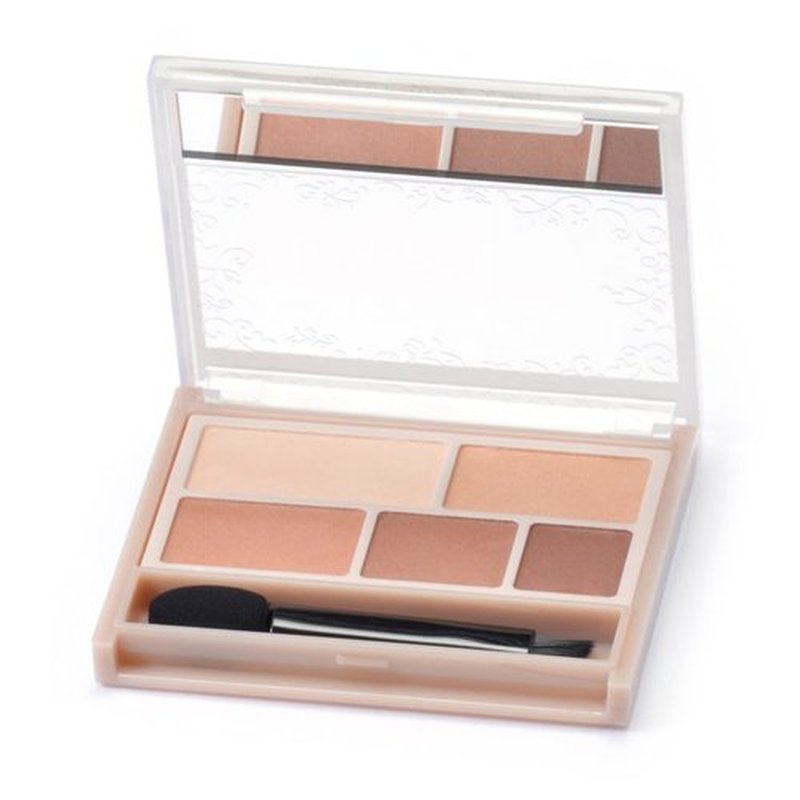 CANMAKE Perfect Multi Eyes, 5-Color Eyeshadow Palette 0.11 oz (3.3 g) (05 Almond Mocha)