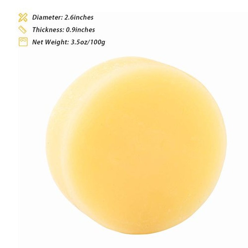 Anbbas Sandalwood Shaving Soap Puck Refill - Traditional Wet Shave for Men (2 Pcs, 7 Oz)