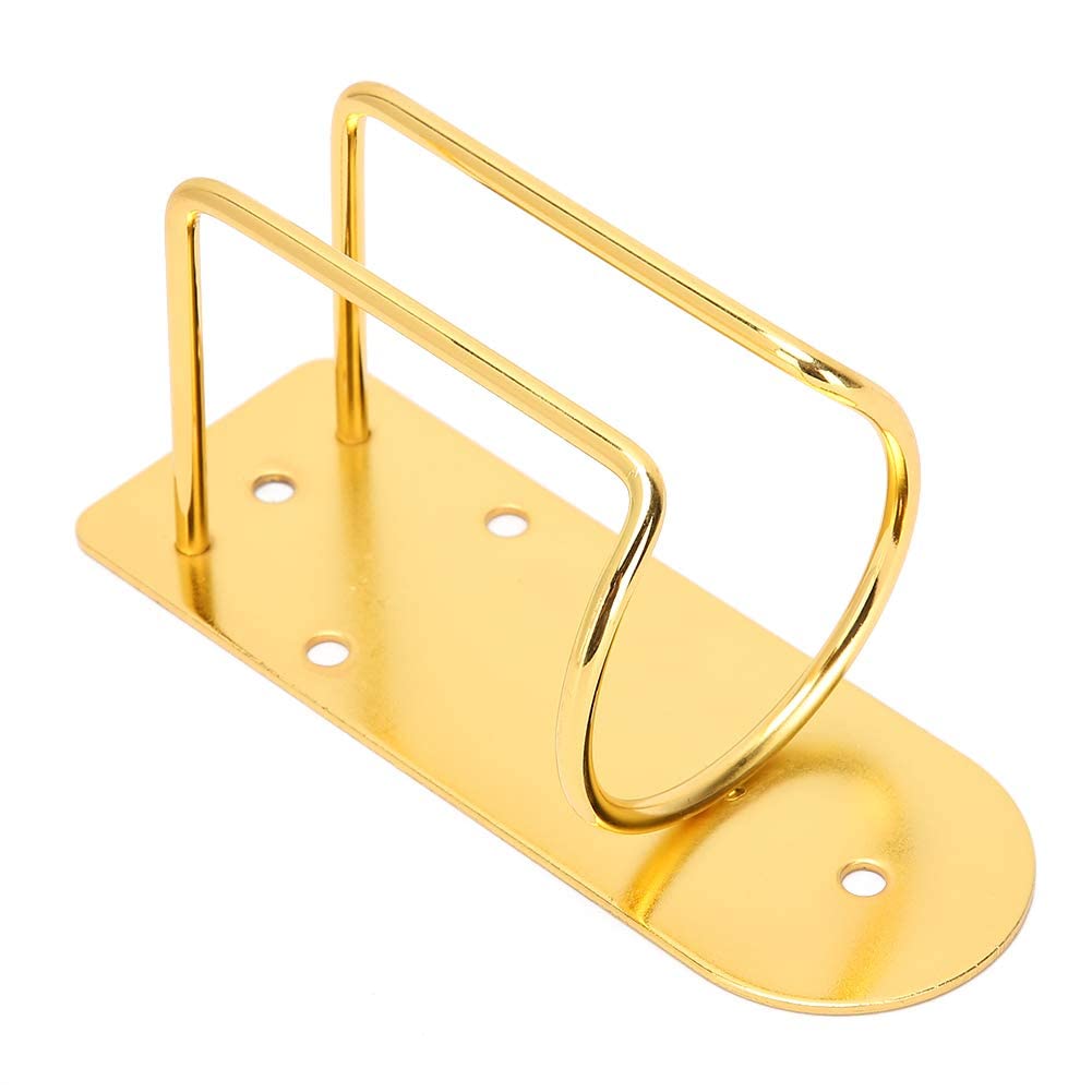 Hair Clipper Holder for barbers wall mounted, Barber Station Electric Hair Trimmer Display Rack Storage Organizer,Gold Stainless Steel Frosting Clipper Holder for Hairdresser Hairstylist Tools