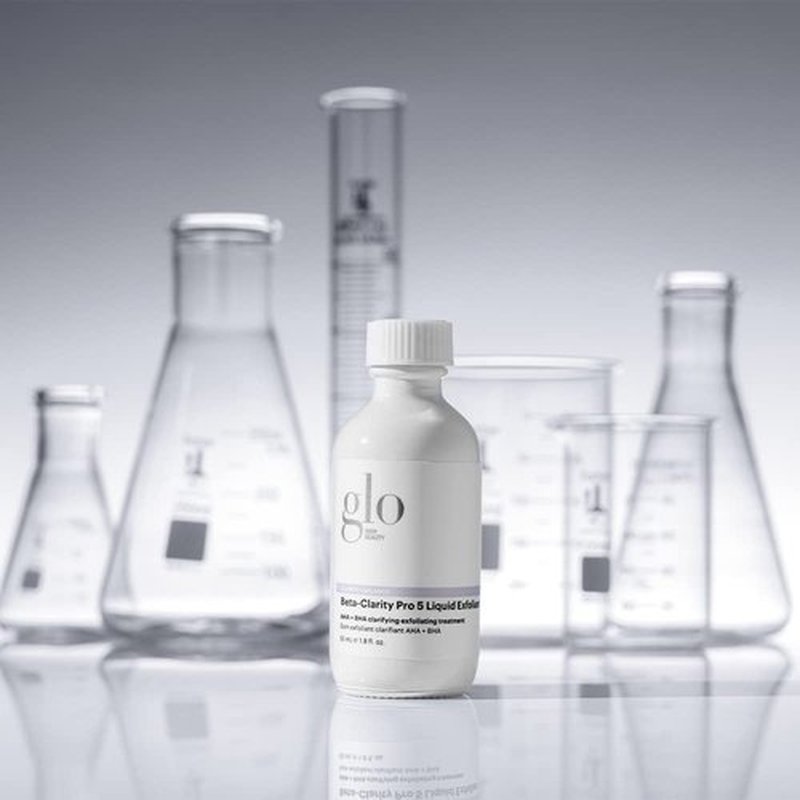 Glo Skin Beauty Beta-Clarity Pro 5 Liquid Exfoliant - AHA + BHA Clarifying Treatment, 1.8 Fl Oz