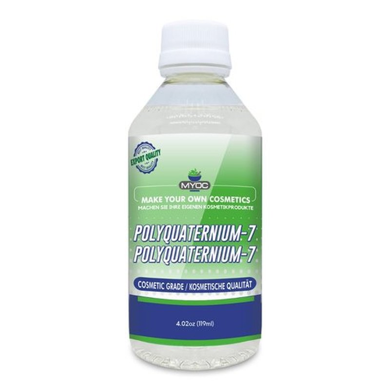 MYOC Polyquaternium-7 (119 ml / 4.02 fl oz) - Cosmetic Grade Conditioning Polymer for Shampoos Conditioners Serums & DIY Haircare Formulations