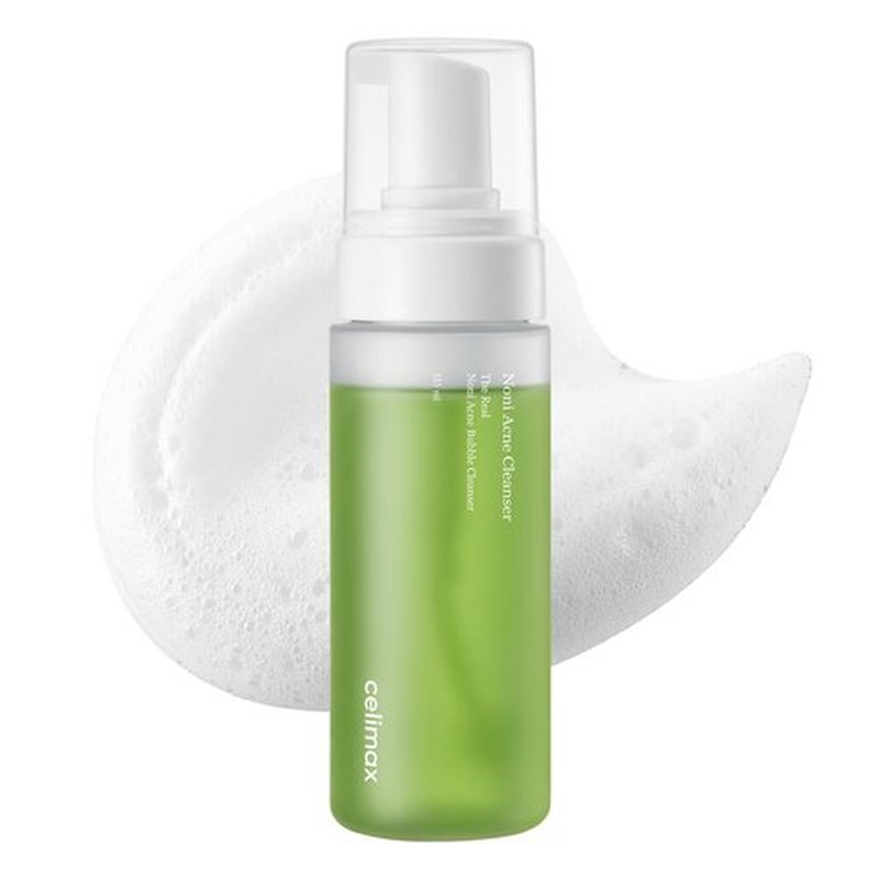 Celimax Noni Bubble Cleanser - Gentle Face Wash for Sensitive to Oily Skin | Calming & Soothing, 155ml