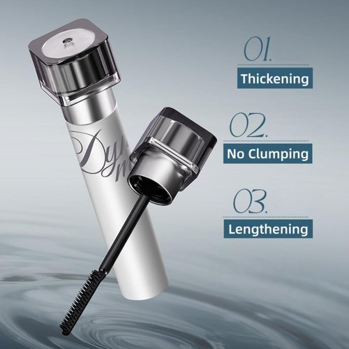 Skiennix Black Mascara - Comb Brush for Defined, Volume & Lengthening Lashes | Smudge-Proof, Waterproof