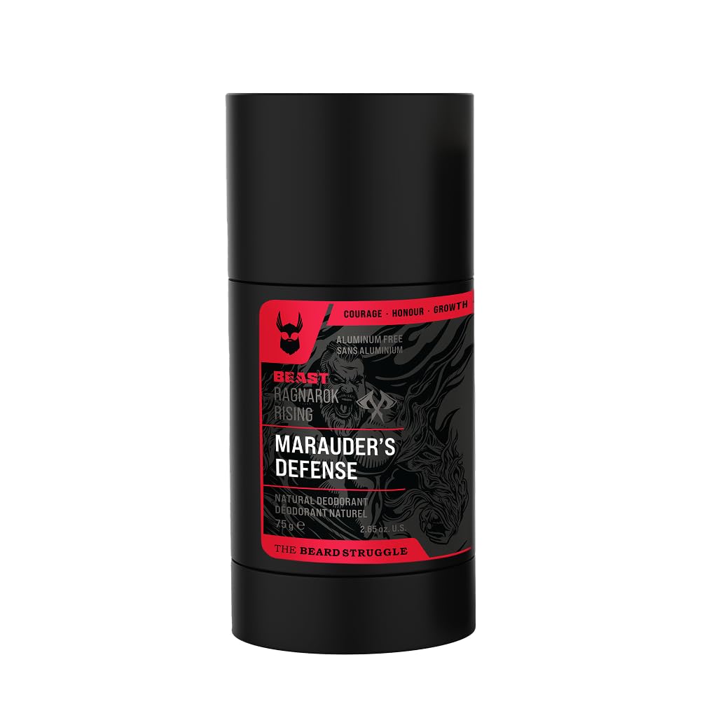 The Beast Line Deodorant - Marauders Natural Deodorant for Men - Ragnarok Rising Eddie Hall Beast Line - Signature Edition - Aluminum Free