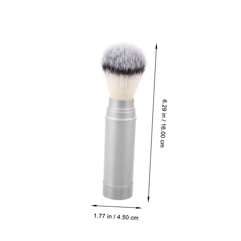 Men S Shaving Brush Portable Travel Beard Brush Lightweight Nylon Fiber Shave for Facial Hair Styling and Beard Cleansing 6.29X1.77X1.77 in