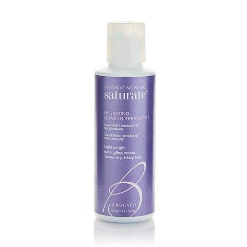 Brocato Saturate Leave-In Treatment - Deep Hydration for Dry, Curly & Color-Treated Hair | 4 Oz Intense Moisturizer with Aloe & Keratin