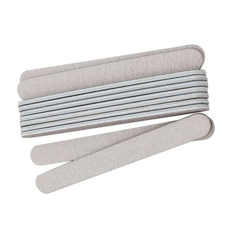 Bzbuy Nail File 50 PCS Professional Double Sided 100/180 Grit Nail Files Emery Board Zebra Manicure Pedicure Tool and Nail Buffering Files
