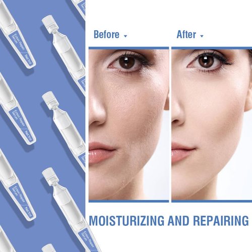 Ectoin Hydrating Repair Facial Serum - Deep Moisture & Anti-Aging Ampoules | 30 Single-Use Packs