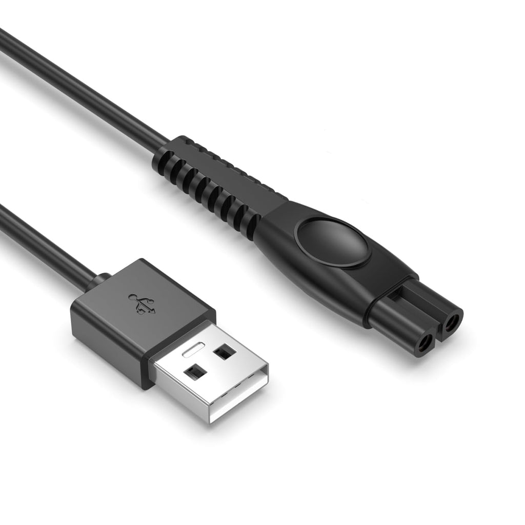 Nicpower 5V USB-A Charger Cord Fit for Philips Norelco 2000 2400 2600 3600 3900 5400 5000X 7200 i9000 Wet & Dry Electric Shaver Series 3000 5000 7000, Fit for Phillips OneBlade Trimmer Razor (1 Pack)