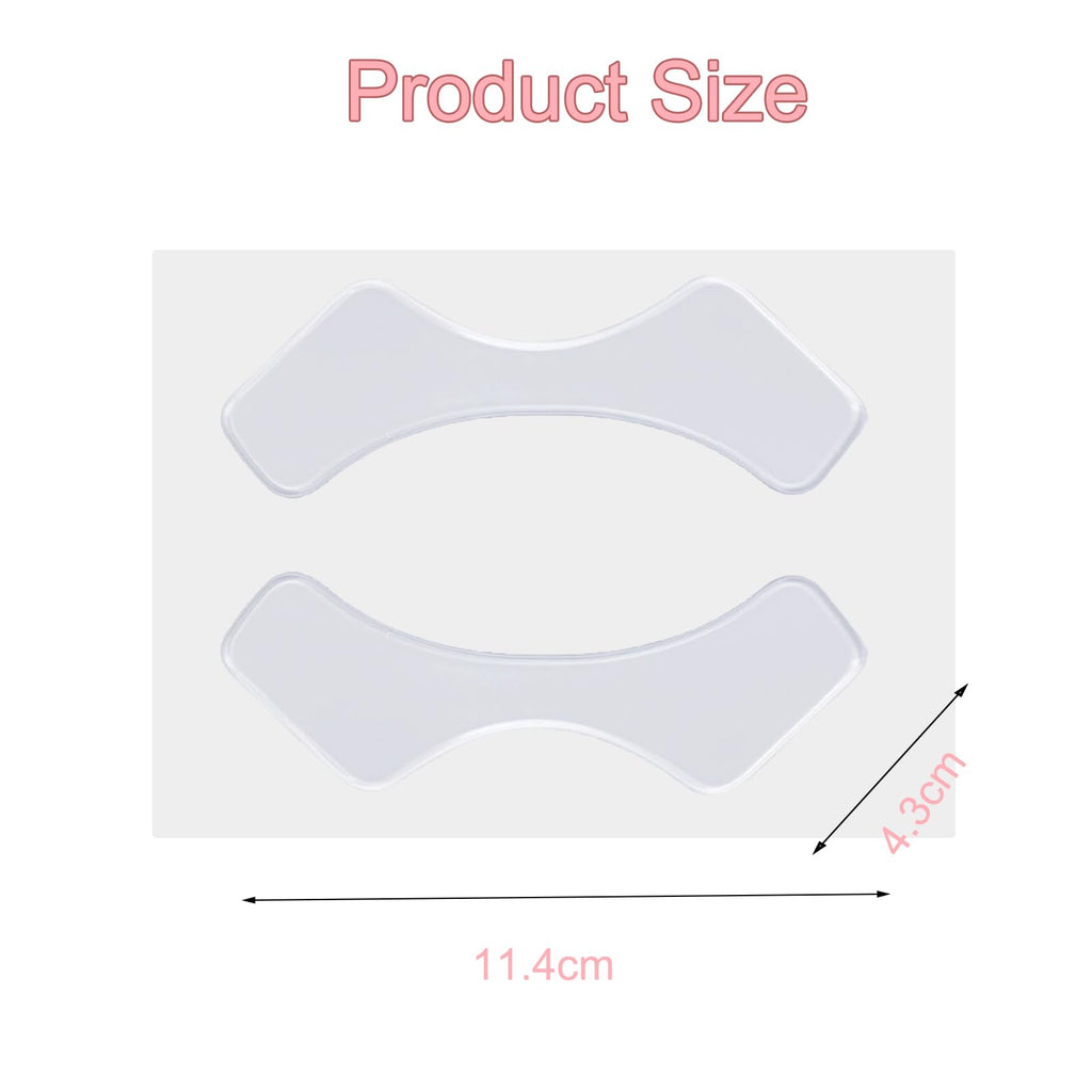 Ueseinl 6PCS Silicone Lip Lift Anti Wrinkle Patches, Resusable Lip Mask to Smooth Smile Lines, Silicone Sticker for Fine Lines & Around Mouth Area, Fast Acting Collagen Pad