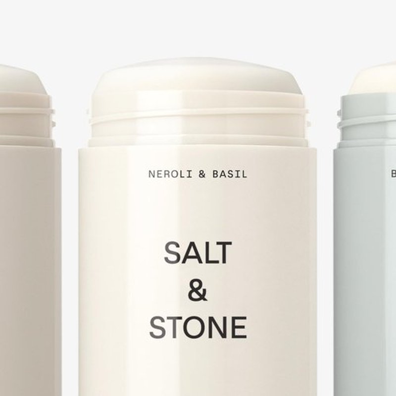 Salt & Stone Aluminum-Free Deodorant - Extra Strength 48-Hour Protection for Men & Women | Trio Set with Seaweed Extracts, Niacinamide & Prebiotics