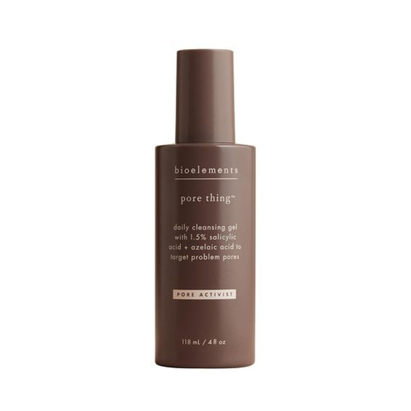 Bioelements Pore Thing Daily Cleansing Gel - 4 fl oz with 1.5% Salicylic Acid & Azelaic Acid - Vegan & Cruelty-Free