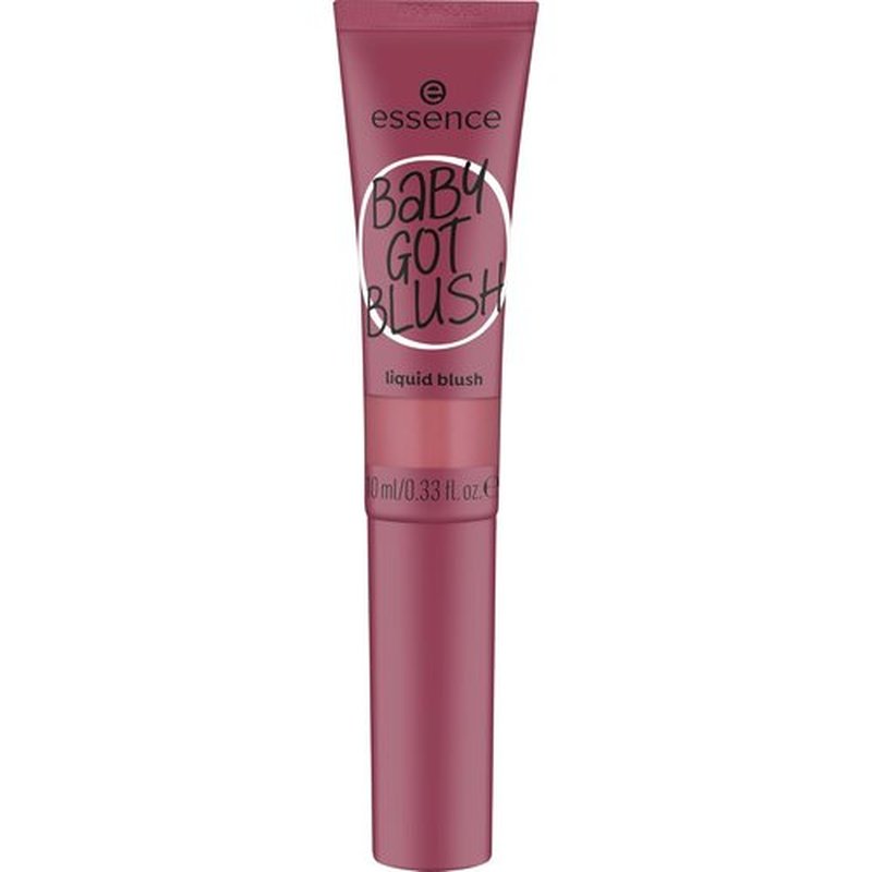 Essence | Baby Got Blush Liquid Blush - Lightweight, Buildable Radiance with Sponge Applicator | Vegan & Cruelty-Free (20 | Blushin Berry)