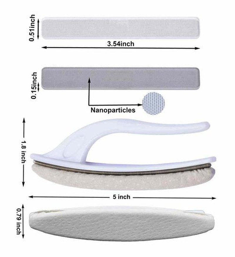 Premium Upgrade Lucency Nail Buffers for Natural Nails, Artificial Nails and Chamois Nail Buffer, All in One Step, beUakso Premium Upgrade Natural Nail Buffer and Shine Kit with Gift Box