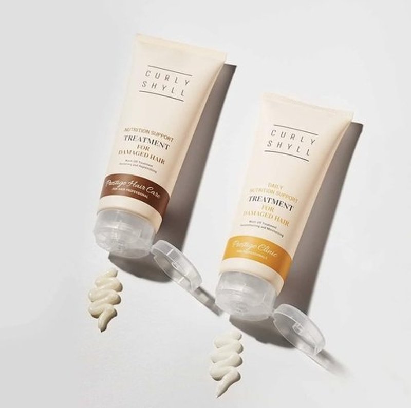 CURLYSHYLL Prestige Clinic Hair Treatment - Nutrition Support for Damaged Hair | Travel Size