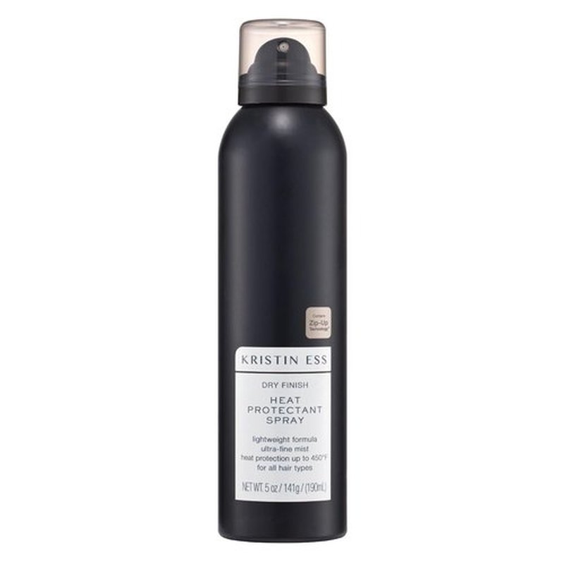 Kristin Ess Dry Heat Protectant Spray - Frizz Control & Shine Enhancer - Protects Hair Up to 450°F - Fresh Pear Scent (5 oz)
