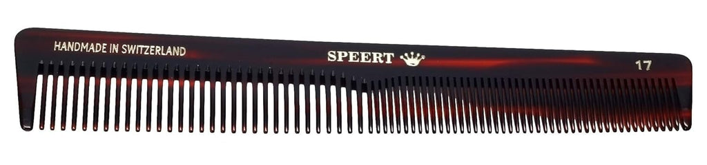 Speert #17 Handmade Wide Narrow Tooth Mustache Beard Comb Small Tortoise Havana Acetate Thick Coarse Curly Fine Short Pocket Sized Facial Hair Grooming Tangle Free Beard Straightener Growth Care Comb