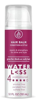 WaterLess Hair Balm Condition & Style, Moisturizing, Strengthening & Split End Repair Hair Treatment, 5.1 fl oz (Pack of 3)