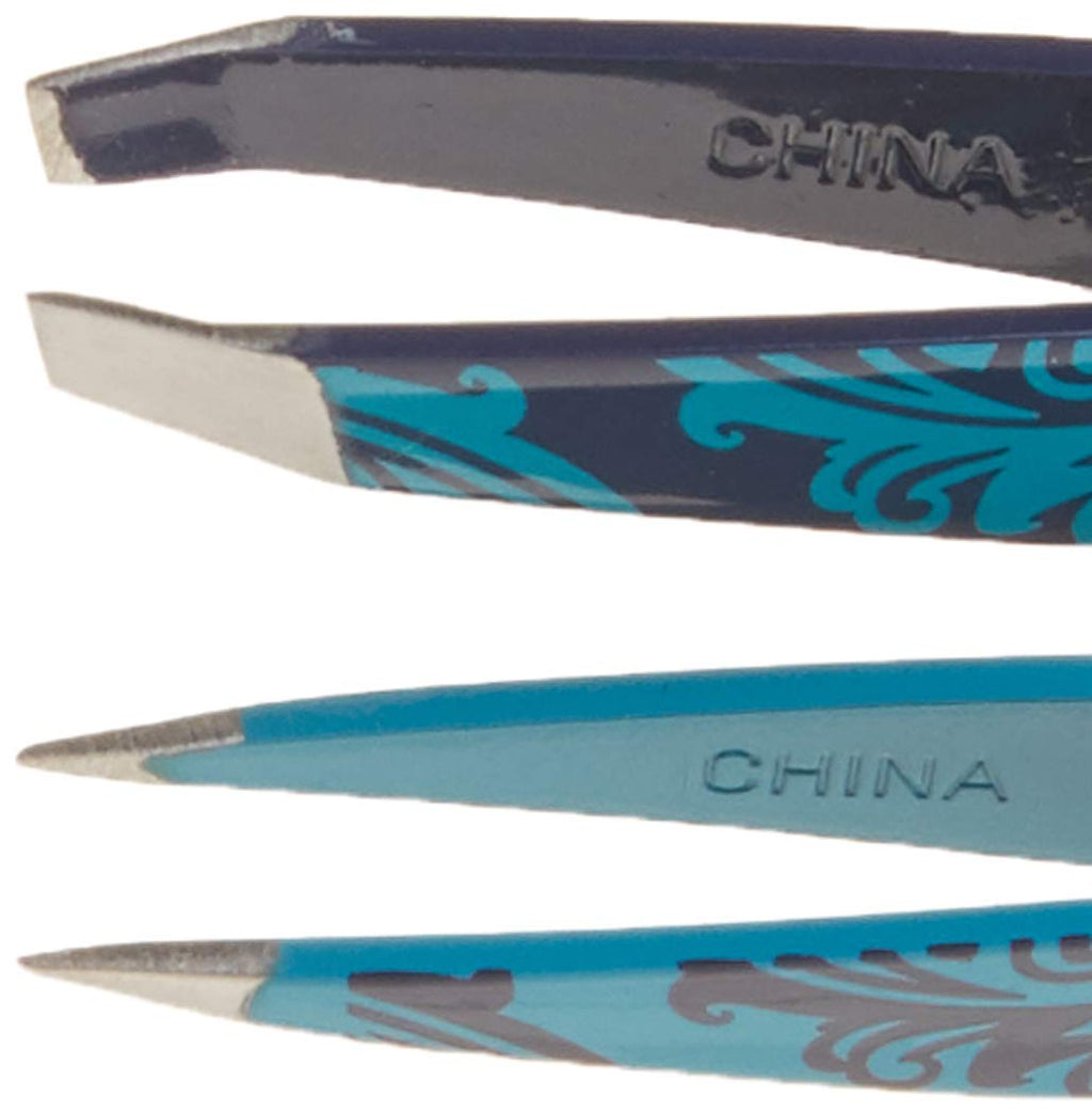 Revlon Mini Hair Removal Tweezer Set, Travel Set, High Precision Tweezers for Men, Women & Kids, Stainless Steel (Pack of 1)