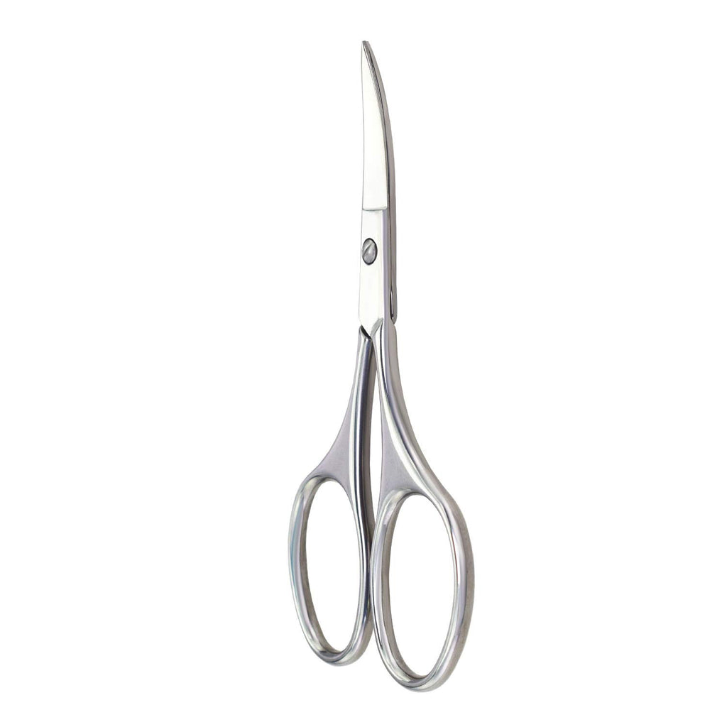 Motanar Nose Hair Trimmer Scissors-3.4' Round Tip Scissors For Ear Eyebrow Beard Mustache Trimming - Multi Purpose Round Personal Beauty Hair Care Tool For Men Women And Baby (Silver Kit)