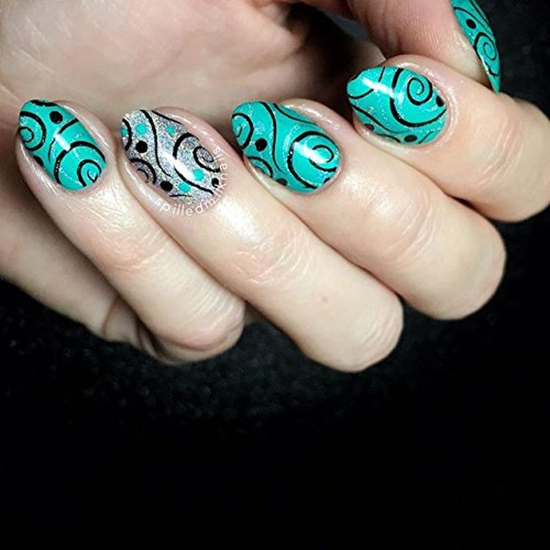 Gogoonly Nail Art Stamp Plate Collection St. Lover - Huge Size Stamping Image Plates Manicure Nail Designs DIY-BH000482