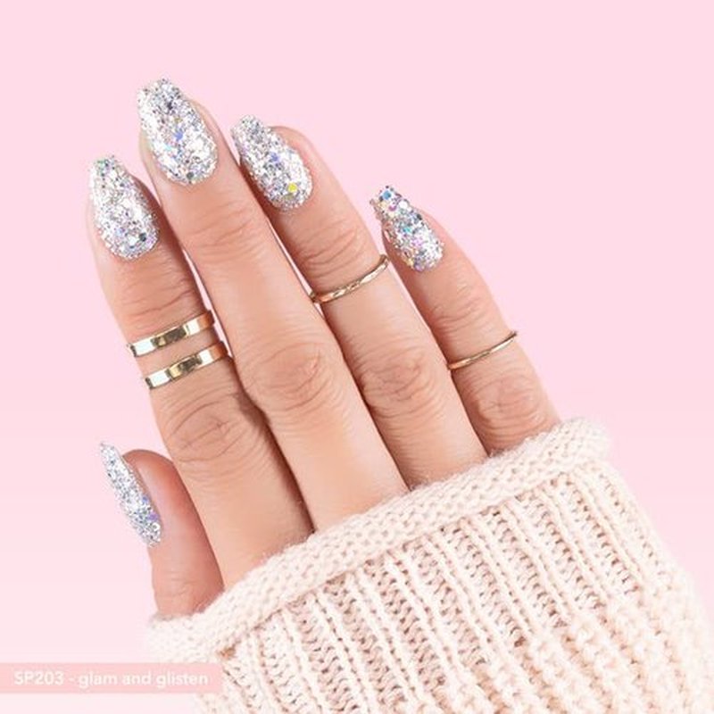 Kiara Sky Gelly Tip Soak Off Nails Refill Packs- Coffin Short (Size 6, 7, 8, 9)