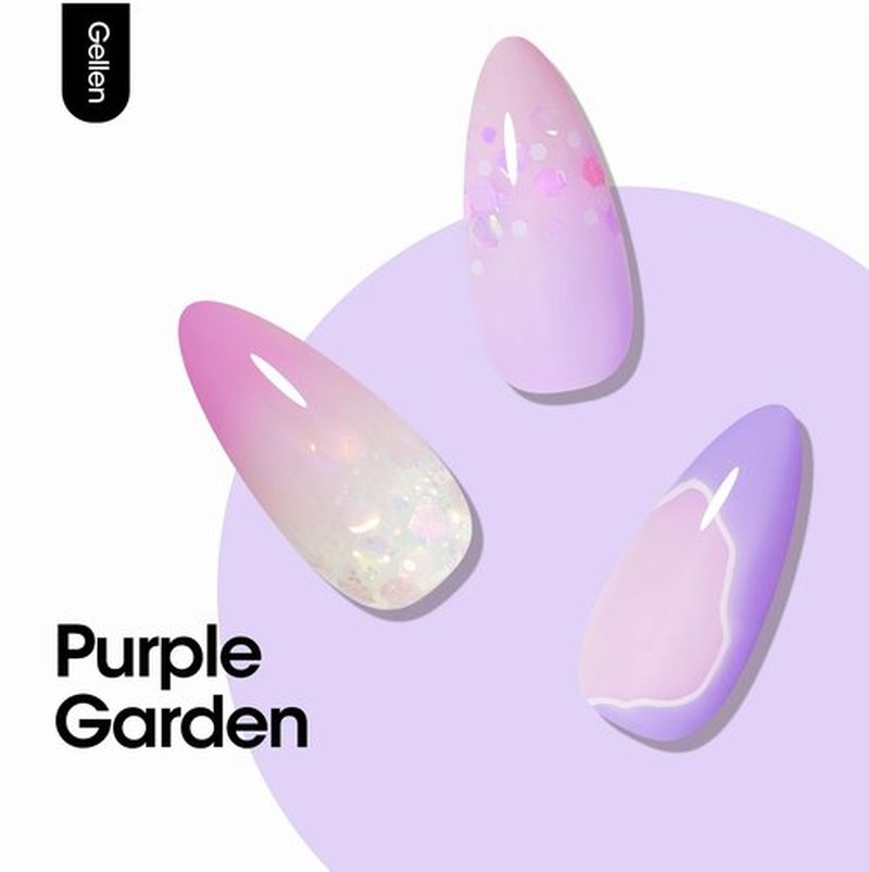 GELLEN Gel Nail Polish Set 6 Colors Light/Dark Royal Purple Pink Gel Polish Serene Lavender Soak off Nail Lamp Gel Polish Spring Violet Orchid Nail Gel Kit DIY Manicure Set for Girl Popular Gift