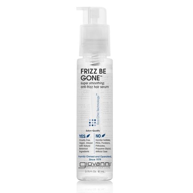 GIOVANNI ECO CHIC Frizz Be Gone Hair Serum - Anti-Frizz Formula, Adds Shine & Seals Color - 2.75 oz