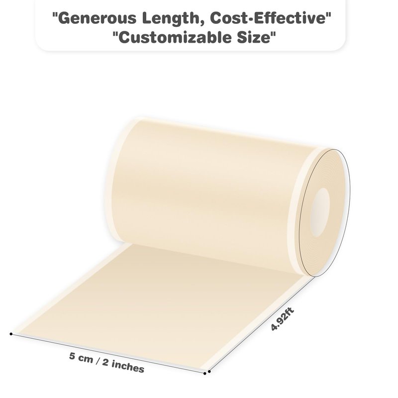 Medical-Grade Hydrocolloid Roll – 2" x 4.92ft – Versatile Wound Care & Acne Patch for Blisters, Cuts, Tattoos & Post-Surgical Healing | Self-Adhesive Hydrocolloid Bandage for All-Day Protection