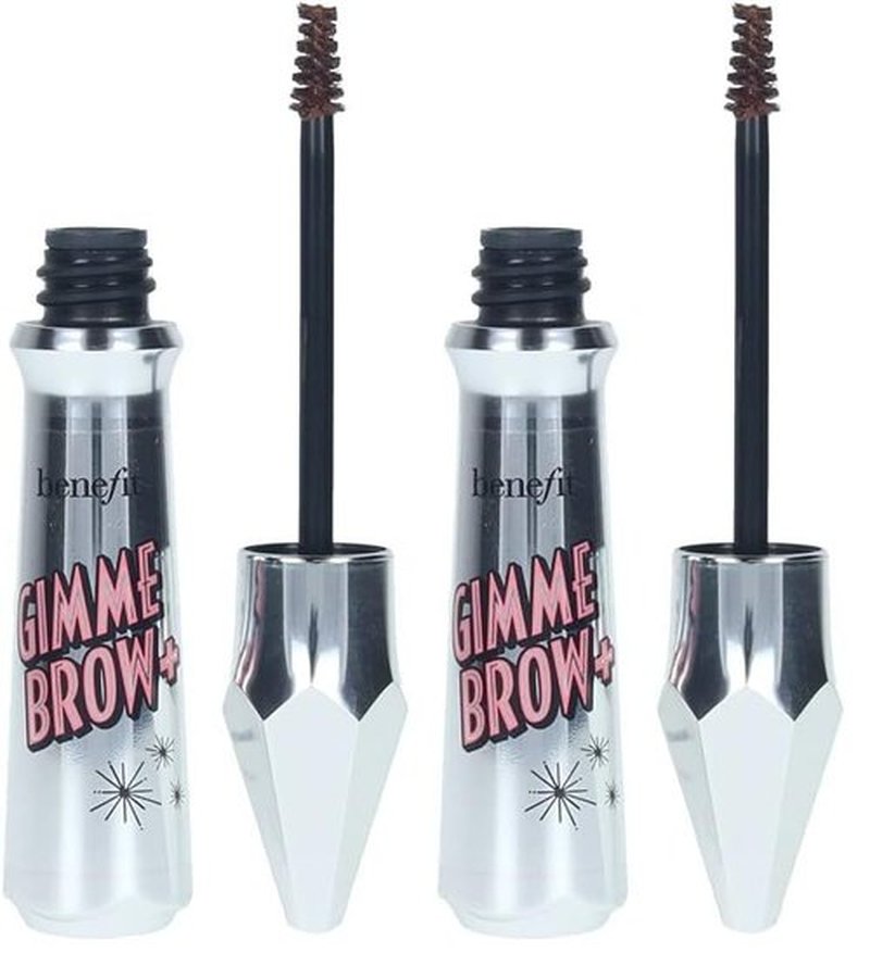 Benefit Gimme Brow Volumizing Fiber Gel - 3.5 Warm Auburn Brown Women Eyebrow Gel 0.1 oz (Pack of 2)