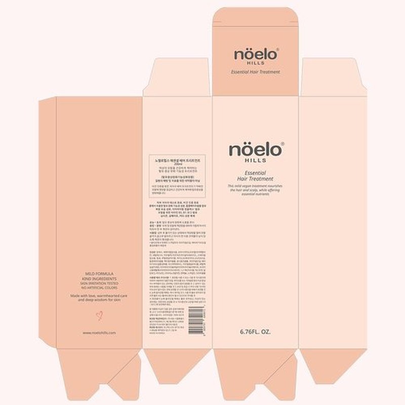 Noelo Hills Hair Treatment, Korean, Pregnancy Safe, Pregnancy & Postpartum Hair Care, Nourishing & Conditioning, Panthenol, Allantoin, Soy Actives, K beauty, 6.76 fl oz