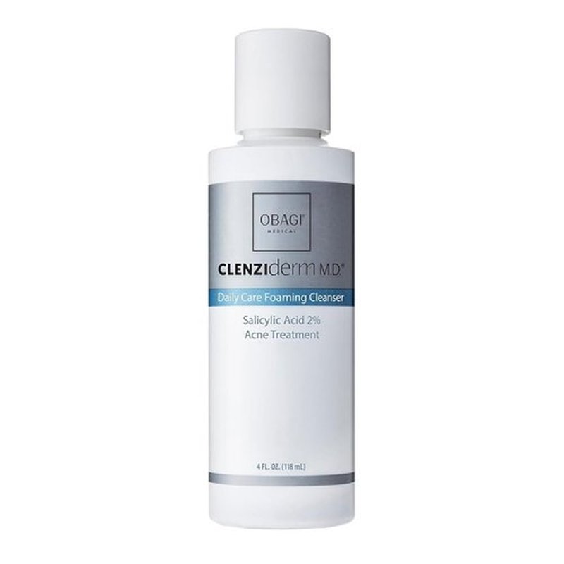 Obagi CLENZIderm M.D. Acne Cleanser - Daily Foaming Treatment with 2% Salicylic Acid (BHA)